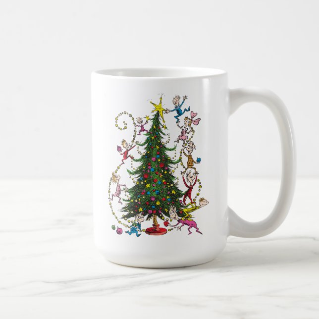 Klassiska Grinch | Julgran Kaffemugg (Höger)