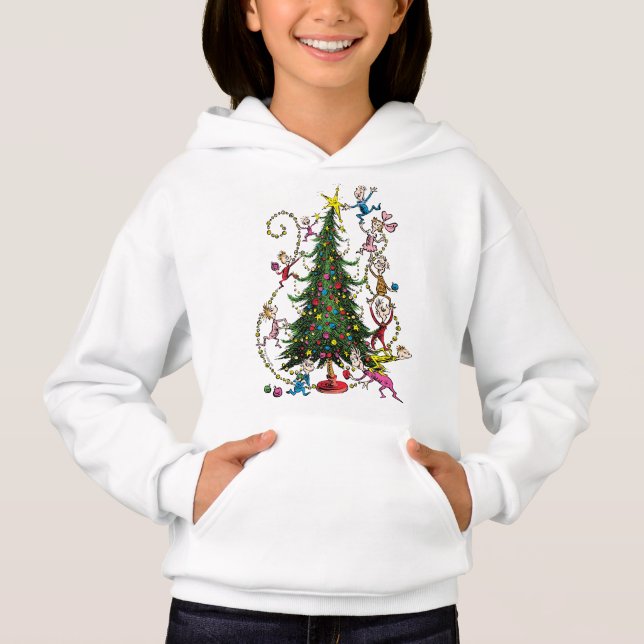 Klassiska Grinch | Julgran T Shirt (Framsida)