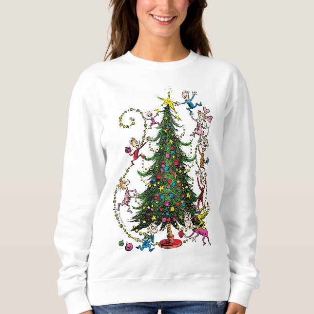 Klassiska Grinch | Julgran T Shirt (Framsida)