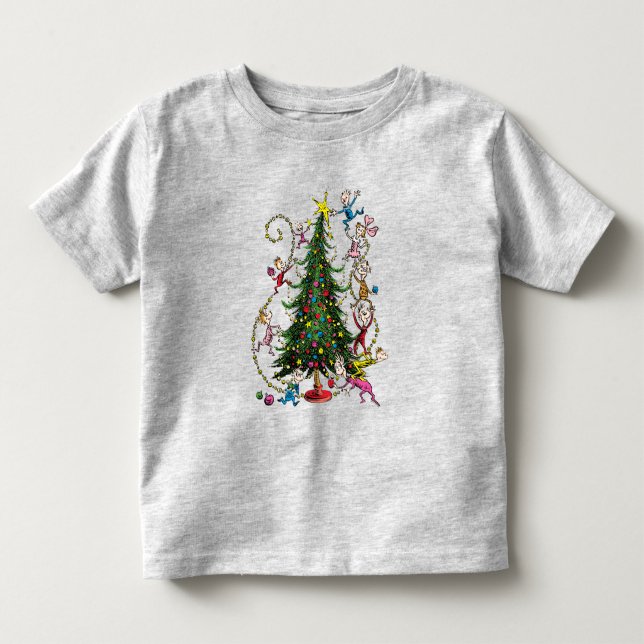 Klassiska Grinch | Julgran T Shirt (Framsida)
