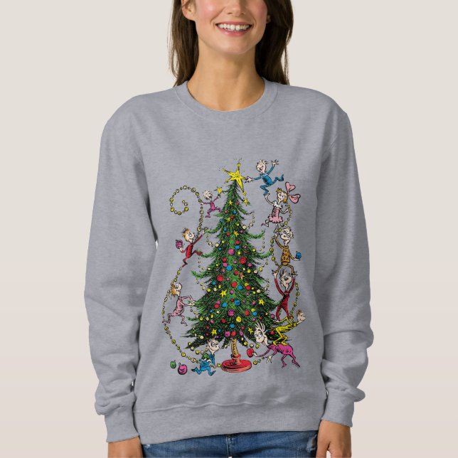 Klassiska Grinch | Julgran T Shirt (Framsida)
