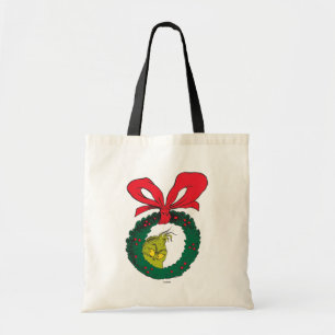 Klassiska Grinch Julkrans Tygkasse