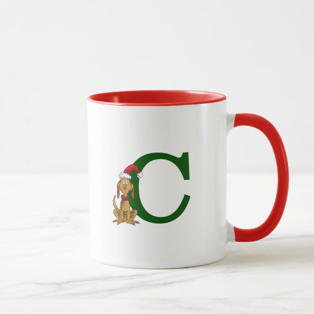 Klassiska Grinch Max | Monogram C Mugg (Höger)