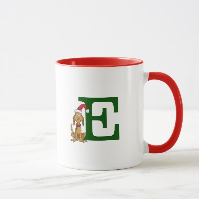 Klassiska Grinch Max | Monogram E Mugg (Höger)