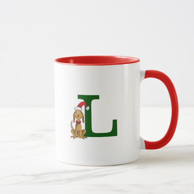 Klassiska Grinch Max | Monogram L Mugg (Höger)
