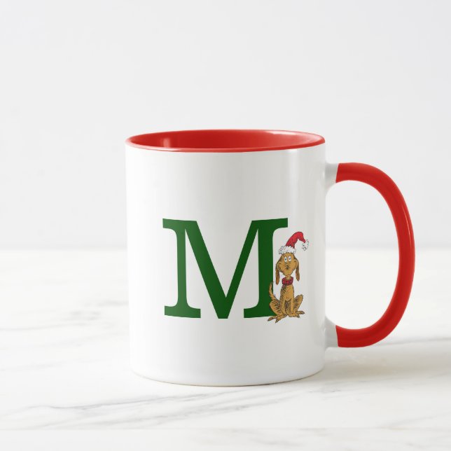 Klassiska Grinch Max | Monogram M Mugg (Höger)