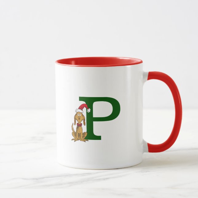 Klassiska Grinch Max | Monogram P Mugg (Höger)