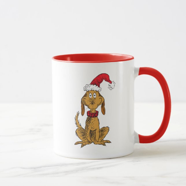 Klassiska Grinch | Max - Tomtehatt Mugg (Höger)
