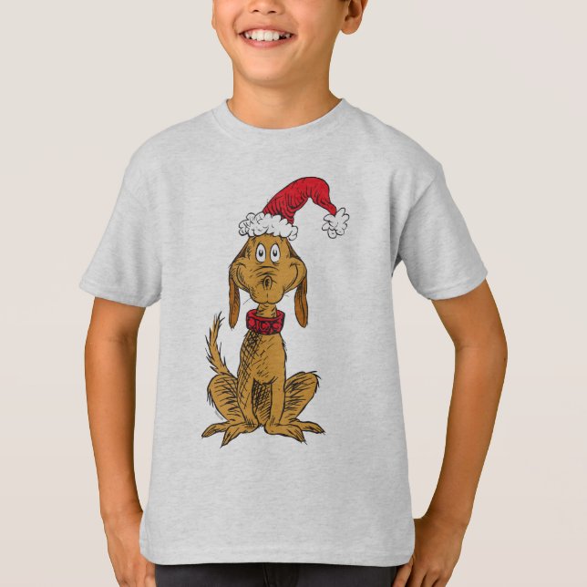 Klassiska Grinch | Max - Tomtehatt Tröja (Framsida)