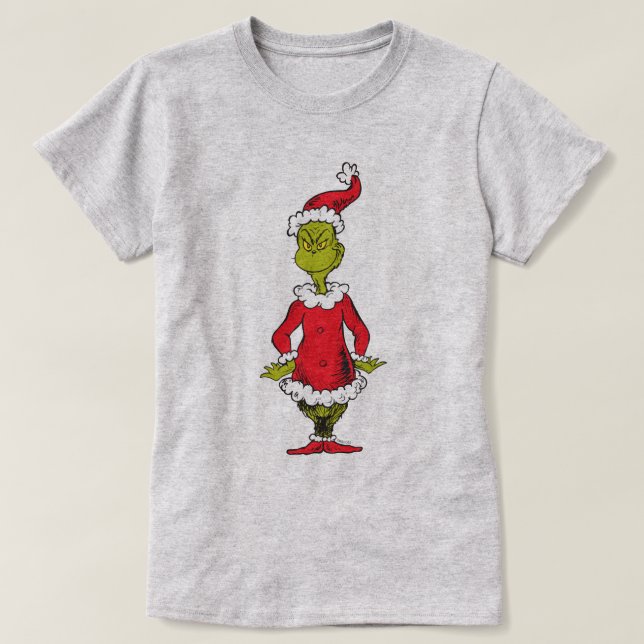 Klassiska Grinch | Tomtefar T-shirt (Design framsida)