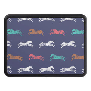 Klassiska hästar i flera färg dragkroksskydd