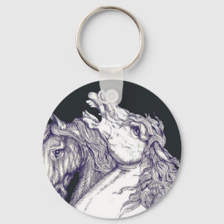 Klassiska hästar nyckelring