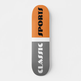 KLASSISKA IDROTTSKYDDSKLASTER MINI SKATEBOARD BRÄDA 18,7 CM