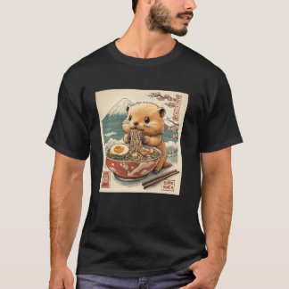Klassiska japanska Mt. Fuji Blommor Baby Beaver Ra T Shirt