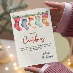 Klassiska julklappar Anpassningsbarna Jul Julkort