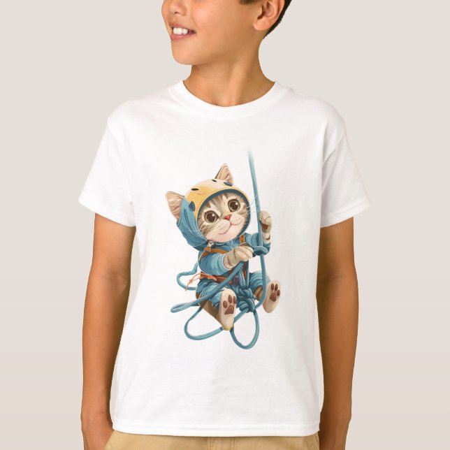 Klassiska kattarbetare t shirt (Framsida)