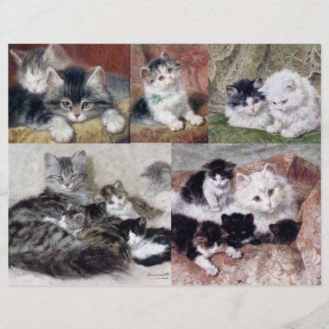 Klassiska katter & Kittens av Henriette Ronner (Framsida)