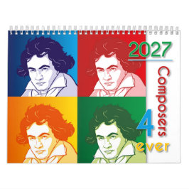 Klassiska kompositörers porträtt, serieversion, 20 kalender