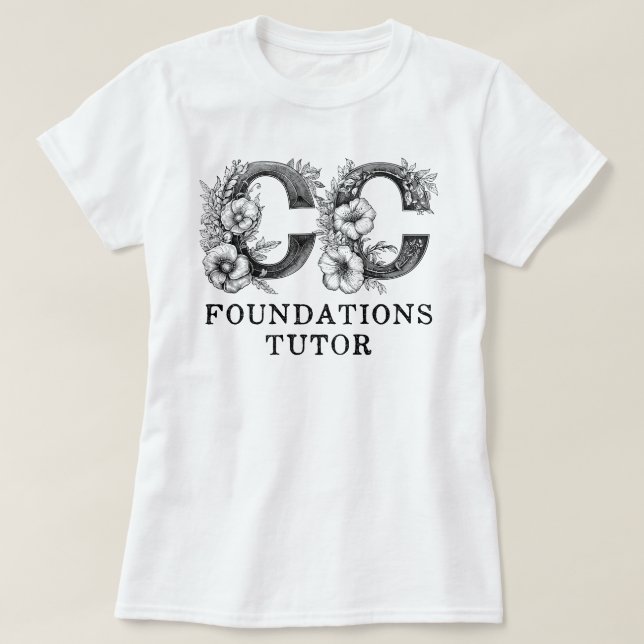 Klassiska konversationer för Retro CC-stiftelser T Shirt (Design framsida)