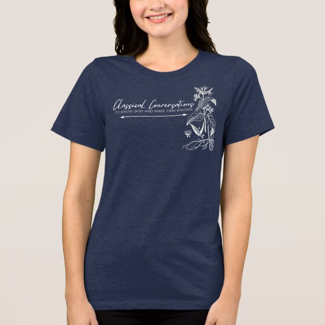 Klassiska konversationer i anpassadet t shirt (Framsida)