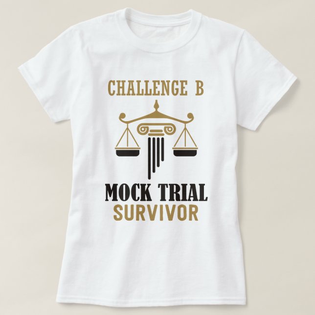 Klassiska konversationer Mock-provutmaning B T Shirt (Design framsida)