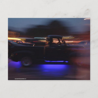 Klassiska kryssningsbilar vykort