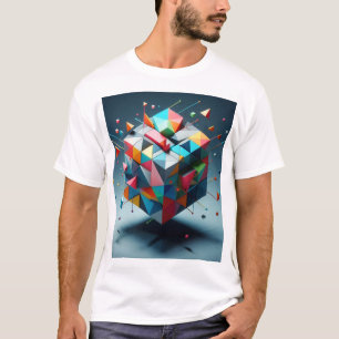 Klassiska kubiklar t shirt