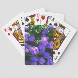 Klassiska Lila Realistic Hydrangea Pacecards Casinokort