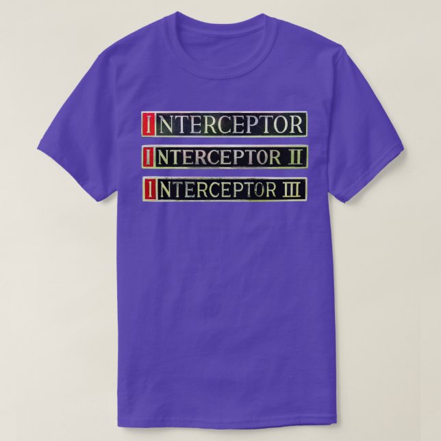 Klassiska märken för Jensen Interceptor 1960s1970s T Shirt (Design framsida)