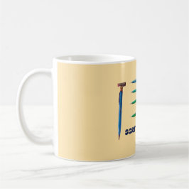 Klassiska mekaniska skriptpennor kaffemugg