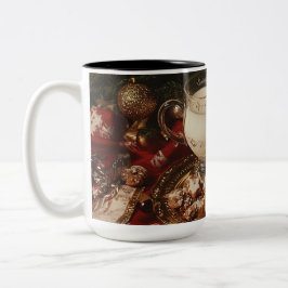 Klassiska Mjölk och cookies Två-Tonad Mugg