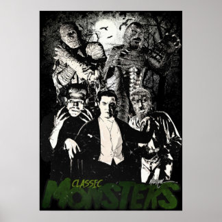KLASSISKA MONSTER POSTER