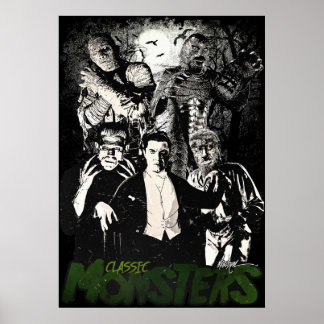 KLASSISKA MONSTER POSTER