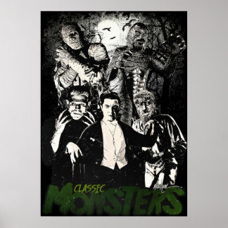 KLASSISKA MONSTER POSTER