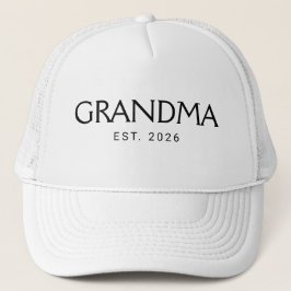 Klassiska Mormor Grundad År Keps