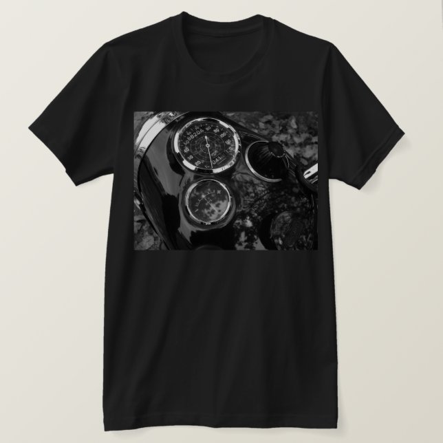 Klassiska motorcykelvägar t-shirt (Design framsida)