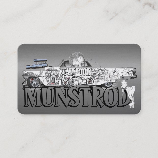 Klassiska motorfordonsbaserade Affärskort Visitkort (Framsida)