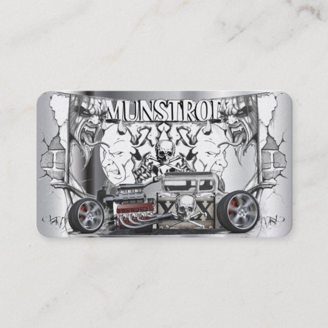Klassiska motorfordonsbaserade Affärskort Visitkort (Framsida)