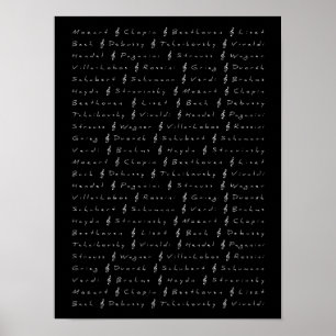Klassiska musikkompositörer poster