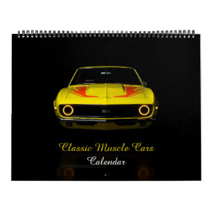Klassiska muskelbilar kalender