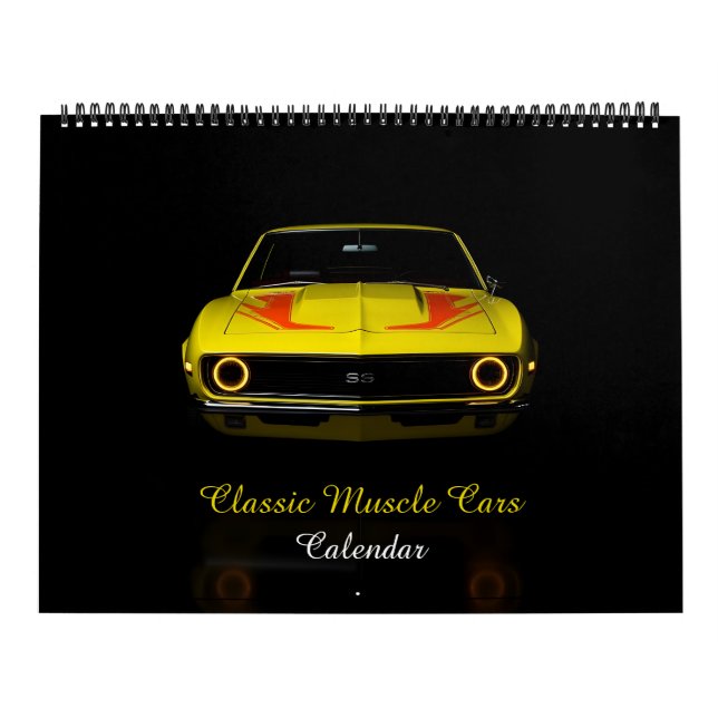 Klassiska muskelbilar kalender (Omslag)