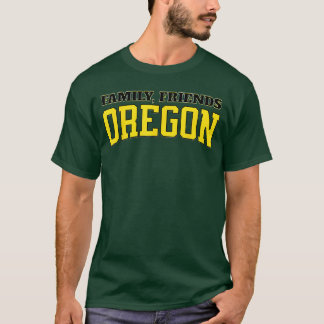 Klassiska Oregon Familj Vänner Retro Varsity Orego T Shirt