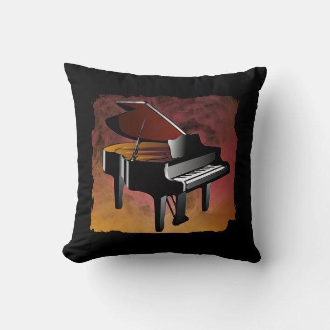 Klassiska Pianodesignpresentationer Kudde (Framsida)