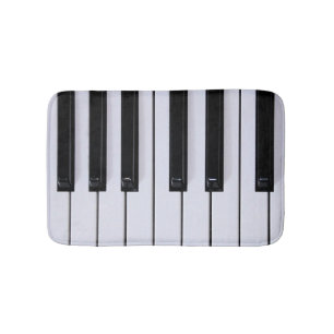 Klassiska pianonycklar badrumsmatta