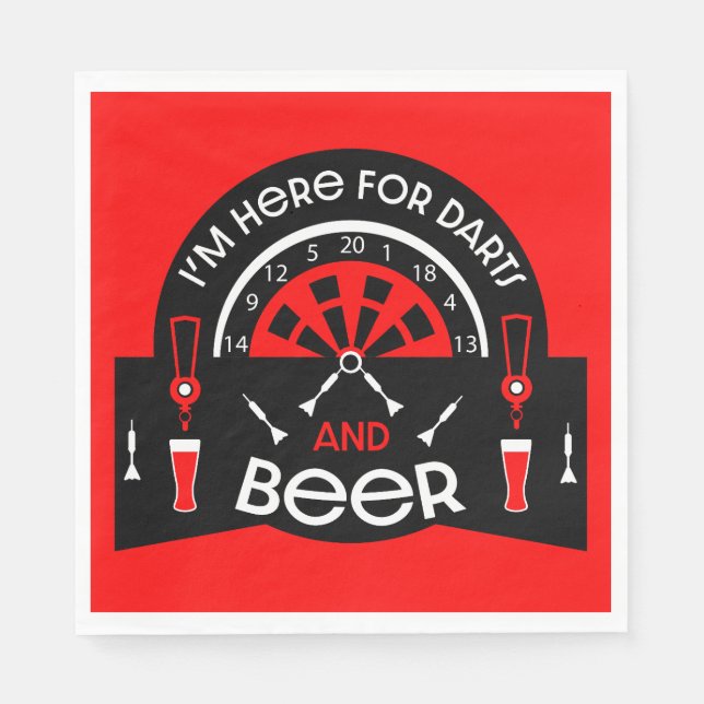 Klassiska Pub-mördare Pappersservett (Framsidan)