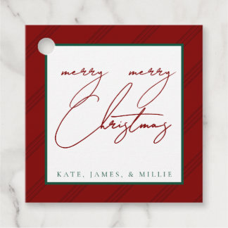 Klassiska Rand Helgdag Gift-Märkre - judisk/djup t Gåvor Etiketter