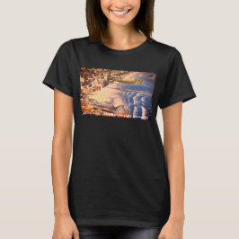 Klassiska Retro Long Beach (kalifornisk kuststad) T Shirt
