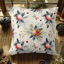 Klassiska röda dekorationer & järnek – Elegant jul