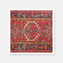 Klassiska röda turkiska persiska orientaliska Matt Pappersservett