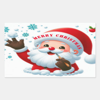 Klassiska runda fästpunkter rektangulärt klistermärke